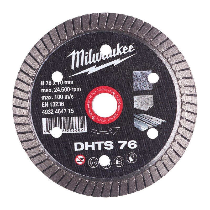 DISCO DIAM. DHTS 76MM per M12FCOT