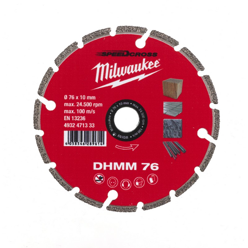 DISCO DIAM DHMM 76MM per M12FCOT