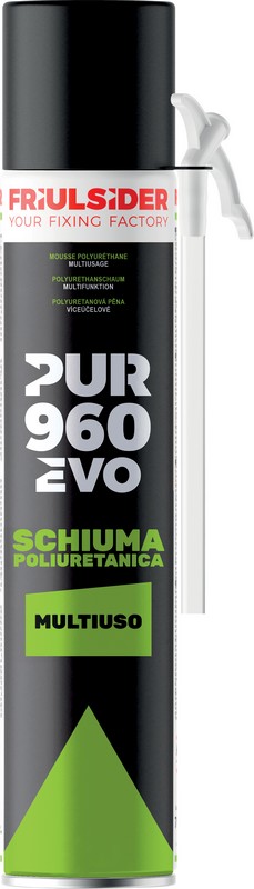 PUR 960 EVO - MULTIUSO - Schiuma poliuretanica B3 - manuale - 750 ml