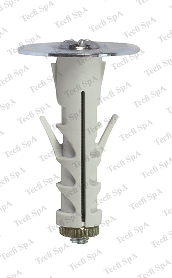 Cod. AY0109040 - Tassello in nylon con vite TGS e rondella in acciaio zincato