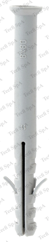 Cod. CN0108080 - Tassello nylon prolungato b/svasato c/2 alette