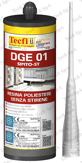 Cod. DGE0100300 - SINTO 3000 ST-PE Resina bicomp.Poliest.s/stirene ETA-CE 