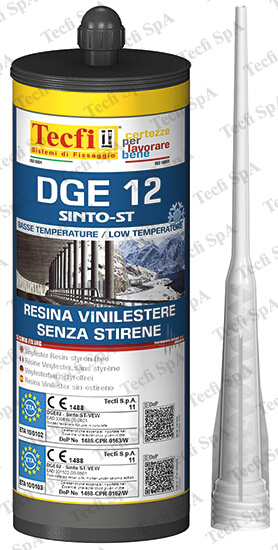 Cod. DGE1200400 - SINTO ST-VEW Resina vinil.bicomp. s/stirene,ETA-CE invernale