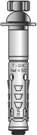 Cod. DX0512080 - Ancor.lam.c/cono agg.,c/dado antint.c/calotta semisf. inox A2