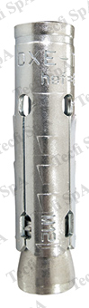 Cod. DXE0015060 - Ancorante acciaio lamiera avv.c/cono agganciato, zn, ETA-CE