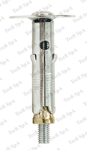 Cod. DY0108035 - Tassello in acciaio con vite TGS e rondella, zincato