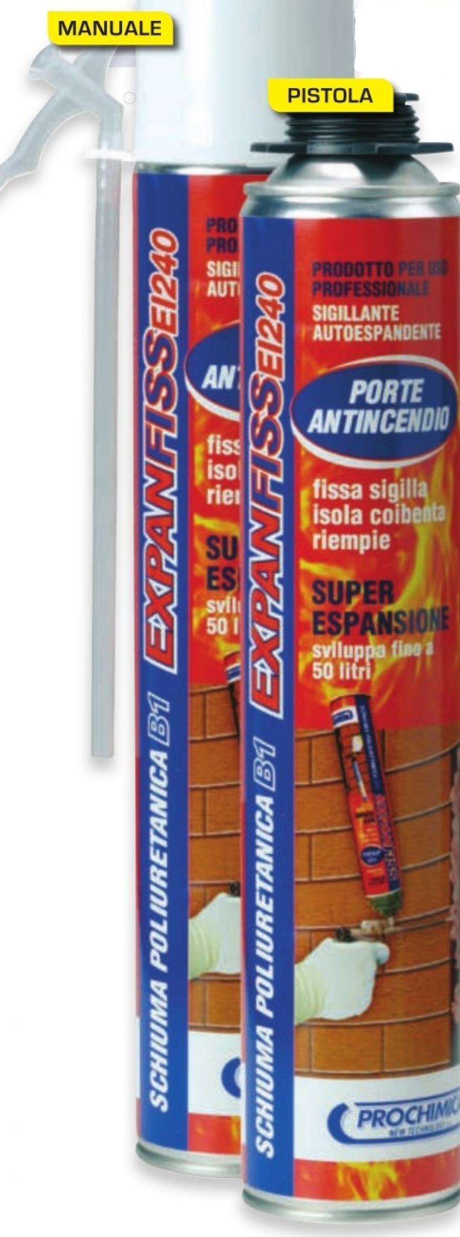 ESPANSFISS FUOCO ml. 750
manuale
(schiuma poliuretanica manuale EI 180 B1)