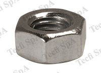 Blister - DIN 934 Dado esagonale acciaio inox A2-70