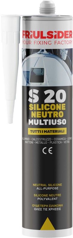 Silicone neutro multiuso trasparente - 310 ml
