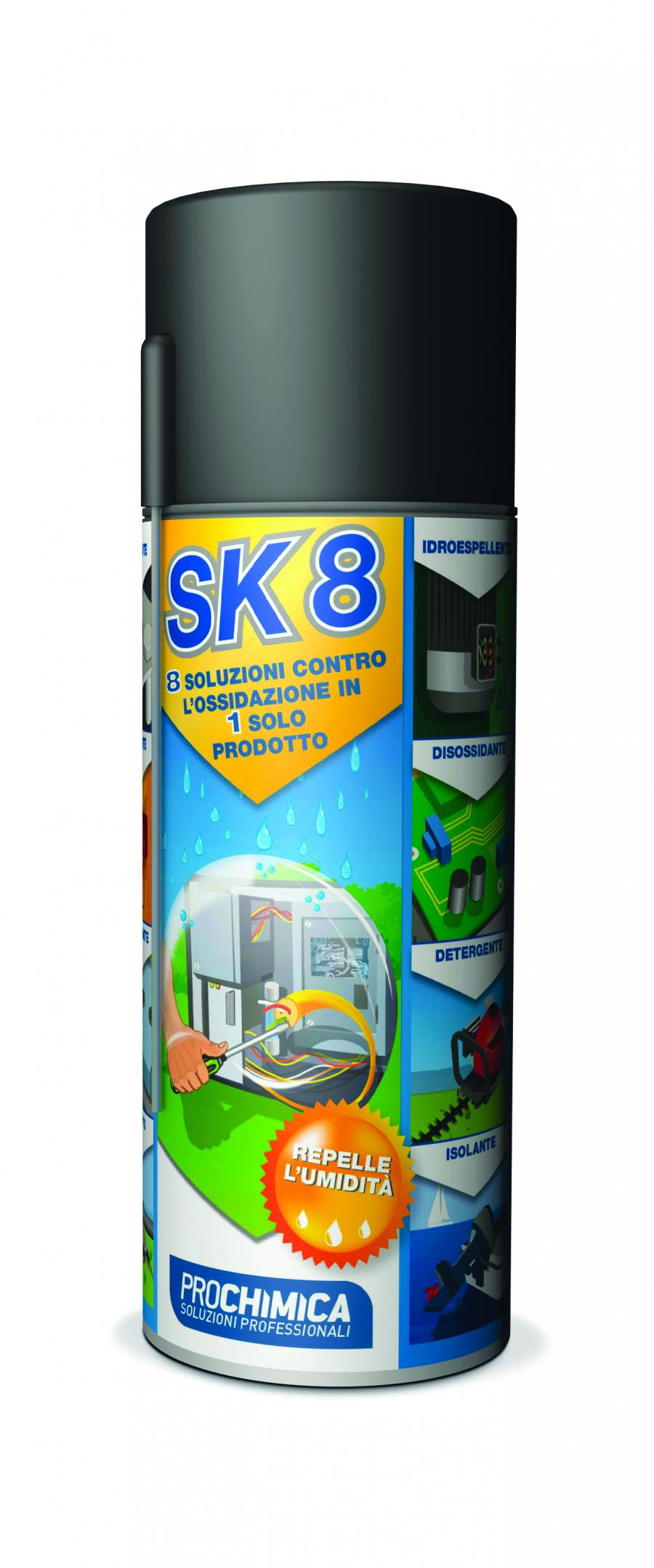 SK8 SPRAY (PROTETTIVO
LUBRIFICANTE EFFETTO DEWATERING
ml. 400)