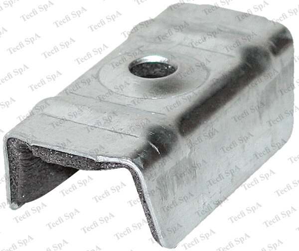 Cod. WE1501015 - Cappell.Prev.Alluminio B/G  c/Espanso, conf.100 pz.