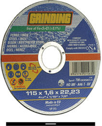 DISCHI GRINDING FERRO 115X1,0