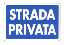 S.PVC STRADA PRIVATA     30X20