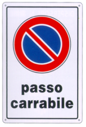 S.PVC PASSO CARRABILE    30X20
